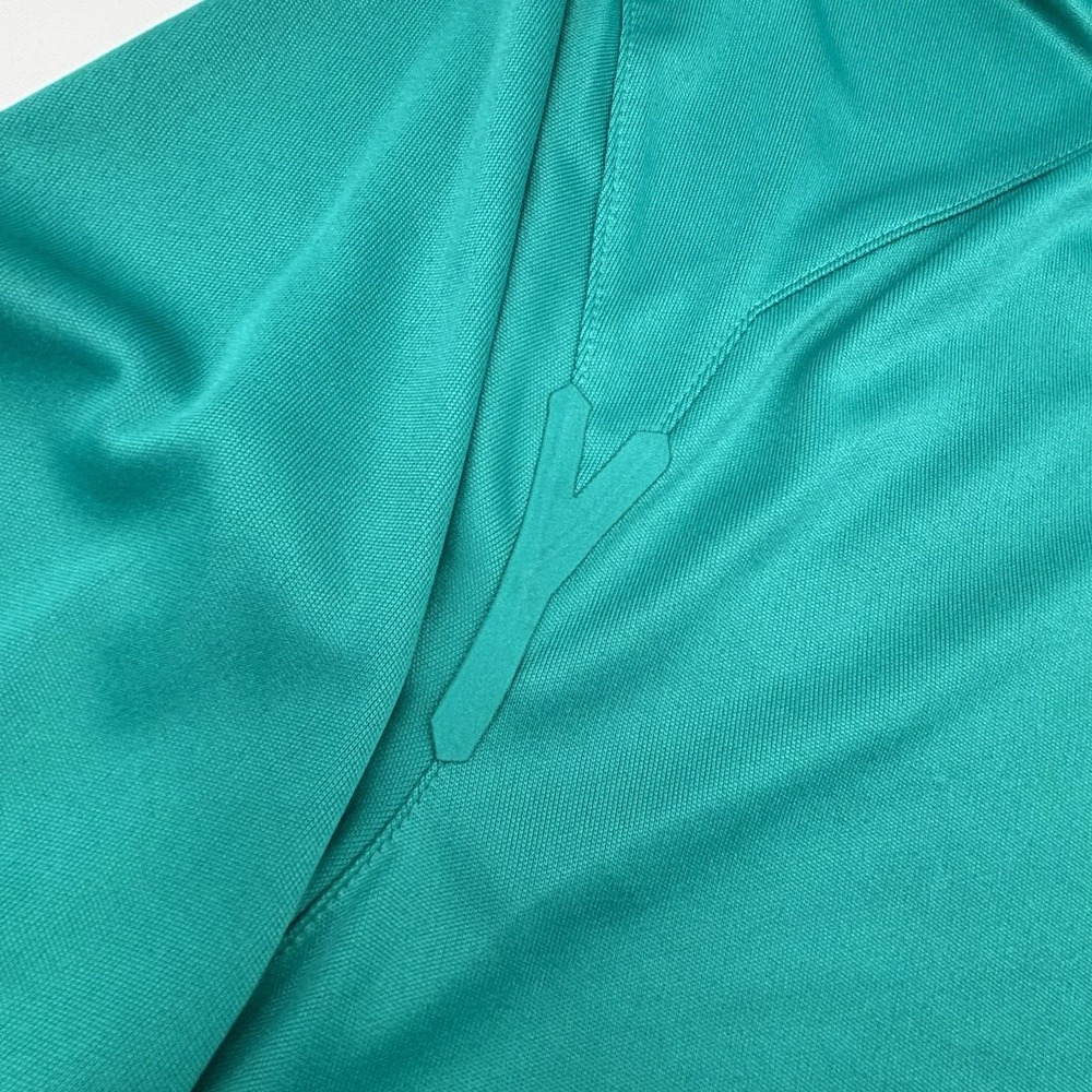 Nike Miami Dolphins NFL Team Issued Polo 3XL Mike Sherman Dri-Fit Aqua - Picture 14 of 16